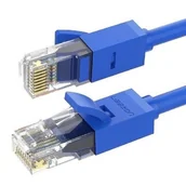 Kable miedziane - Ugreen Kabel sieciowy UGREEN Ethernet RJ45 Cat.6 UTP 1m niebieski 11201 - miniaturka - grafika 1