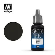 Kolejki i akcesoria - Vallejo Farba akrylowa Game Color Inks - Black nr 72094 / 17ml Vallejo 72094 - miniaturka - grafika 1