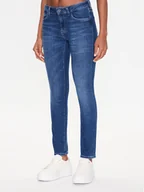 Spodnie damskie - Mustang Jeansy Shelby 1013584 Granatowy Slim Fit - miniaturka - grafika 1