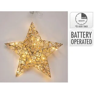 Gwiazda zawieszka ozdobna LED - Oświetlenie świąteczne - miniaturka - grafika 1