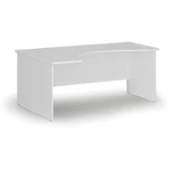 Biurka - Biurko narożne PRIMO WHITE, 1800 x 1200 mm, lewe, białe - miniaturka - grafika 1