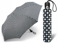 Parasole - Parasol Automatyczny, Składany, Z Pokrowcem Pierre Cardin Biały, Czarny - miniaturka - grafika 1
