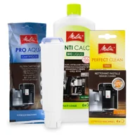 Akcesoria i części do ekspresów do kawy - Zestaw MELITTA filtr Claris Pro Aqua, Odkamieniacz AntiCalc 250ml, Tabletki Perfect Clean 4szt - miniaturka - grafika 1
