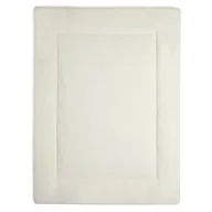 Maty edukacyjne - Jollein mata niemowlÄ™ca dwustronna do zabawy 95x75 cm Ivory - miniaturka - grafika 1