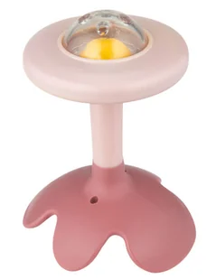 CANPOL CANPOL BABIES Sensoryczna grzechotka z gryzakiem różowa 0m+ 56/610 - Gryzaki dla dzieci - miniaturka - grafika 1