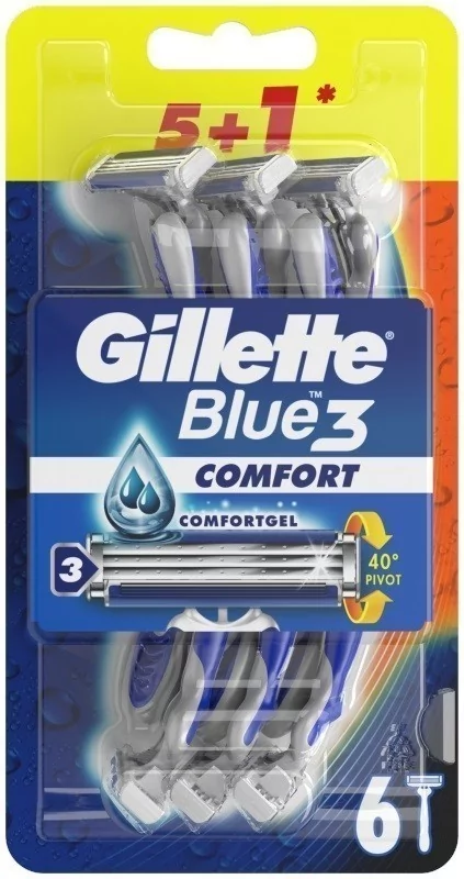 Gillette -  Maszynki do golenia Blue3 Comfort  5+1szt