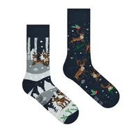 Skarpetki męskie - Skarpetki Renifery - miniaturka - grafika 1