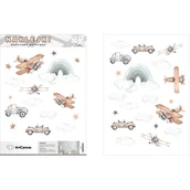 Okleiny - Zestaw naklejek Samoloty 50 x 70 cm - miniaturka - grafika 1