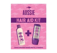 Zestawy kosmetyków damskich - Aussie Hair Aid Kit zestaw szampon 250 ml + odżywka 225 ml - miniaturka - grafika 1