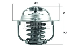 Termostat, płyn chłodzący Mahle TX 208 88D - Termostaty - miniaturka - grafika 1
