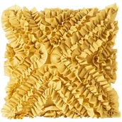 Poszewki na poduszki - Poszewka z falbany EUROFIRANY Mirena, ciemnożółty, 45x45 cm - miniaturka - grafika 1