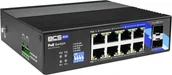 Switche - BCS-B-ISP08G-2SFP BCS switch PoE 8 portowy szyna DIN BCS-B-ISP08G-2SFP - miniaturka - grafika 1