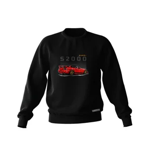 Czarna bluza HONDA S2000-L - Odzież do sportów motorowych - miniaturka - grafika 1