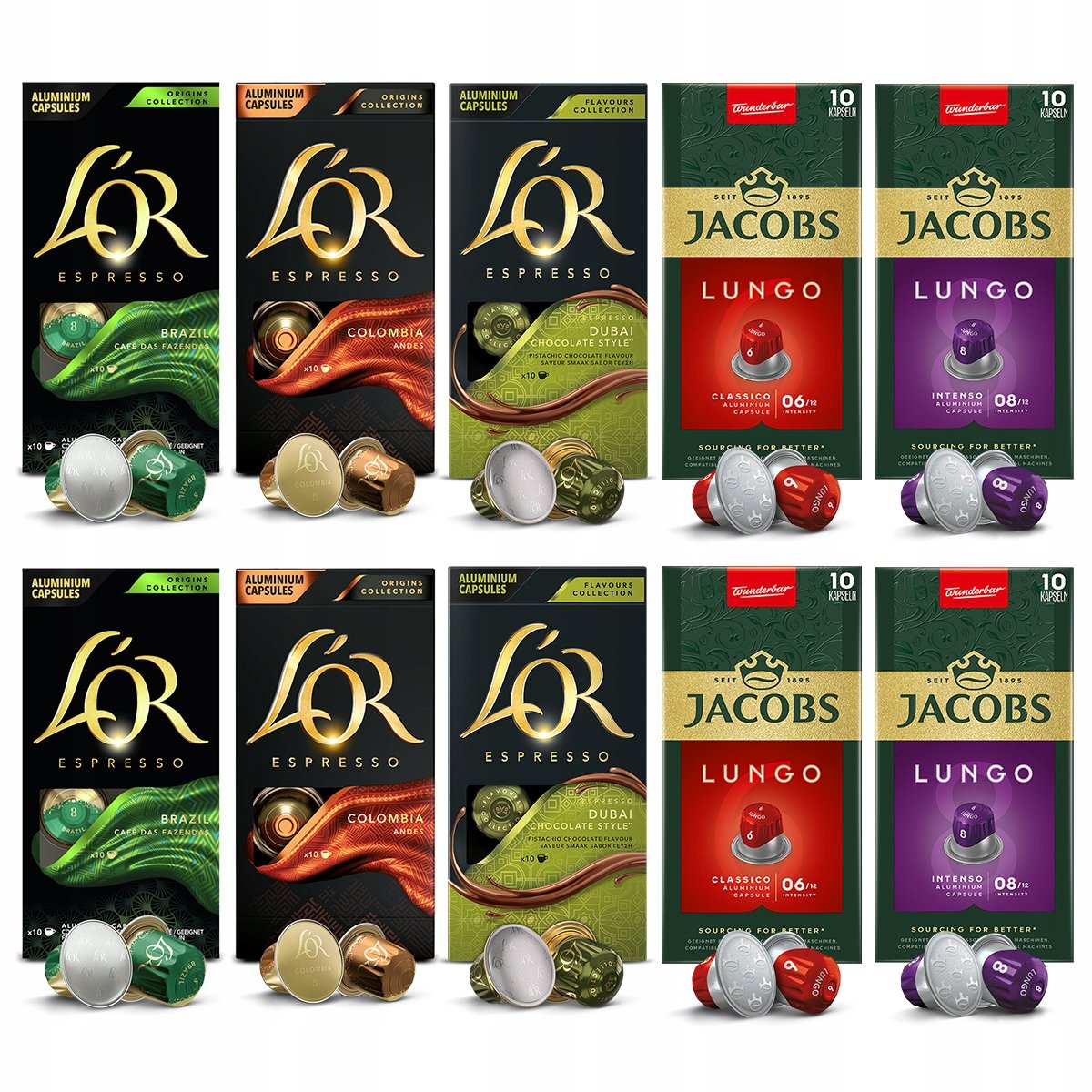 Kapsułki L'or Jacobs do Nespresso(r)* z Dubai Chocolate Style 100 szt.