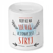 Skarbonki - Skarbonka Dla Stryja na Urodziny Imieniny Prezent z Nadrukiem ze Zdjęciem + Opakowanie na prezent (wzór 01) - miniaturka - grafika 1