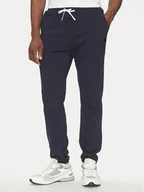 Spodnie sportowe męskie - Scotch & Soda Spodnie dresowe 179200 Granatowy Regular Fit - miniaturka - grafika 1