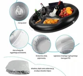 Pływanie - TACA DO BASENU JACUZZI DMUCHANA NA DRINKI NAPOJE PRZEKĄSKI STOLIK PŁYWAJĄCY - miniaturka - grafika 1