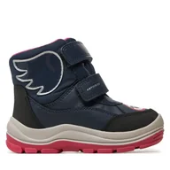 Buty dla dziewczynek - Śniegowce Geox B Flanfil Girl B Abx B463WA 054FU C4268 S Granatowy - miniaturka - grafika 1