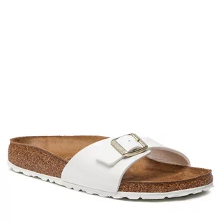 Klapki i japonki damskie - Birkenstock Klapki Madrid 1005310 White - grafika 1