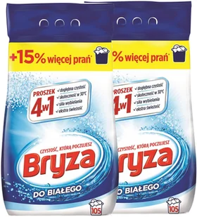 Bryza Proszek Do Prania Do Białego 4w1 2 X 6,825Kg 210 Prań - Środki do prania - miniaturka - grafika 1