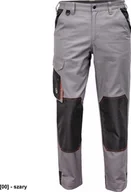 Odzież robocza - CERVA CREMORNE spodnie - męskie spodnie robocze do pasa, wytrzymała tkanina bawełnianiana, 60% bawełna, 40% poliester - szary 52 - miniaturka - grafika 1