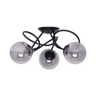Lampy sufitowe - Stylowa lampa sufitowa z grafitowymi kloszami K-5116 z serii RUBI - miniaturka - grafika 1