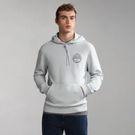 Bluzy męskie - B-BOLLO H SUM H97 LIGHT GREY SOLI - miniaturka - grafika 1