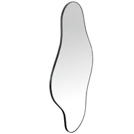 Lustra - Alexandra House Living Lustro ścienne czarne drewno 60 x 1,7 x 110 cm - miniaturka - grafika 1