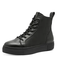 Śniegowce damskie - Tamaris Damskie buty WL Lace Boot 1-26911-45 śniegowce, Black Uni, rozmiar 37 EU, black uni, 37 EU - miniaturka - grafika 1