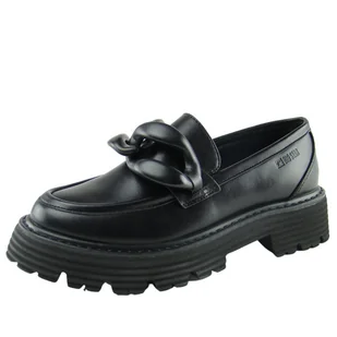 Mokasyny damskie BIG STAR LL274580 czarne - Mokasyny damskie - miniaturka - grafika 1