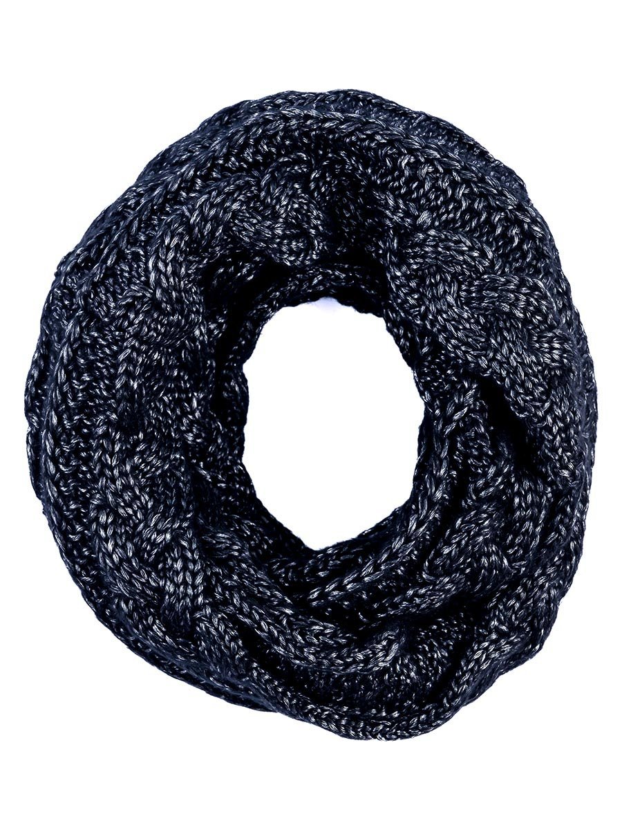 Damski komin o grubym splocie granatowy Passigatti