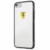 Etui i futerały do telefonów - Ferrari Hardcase FEHCP7BK iPhone 7/8/SE 2022 / SE 2020 black/transparent Racing Shield - miniaturka - grafika 1