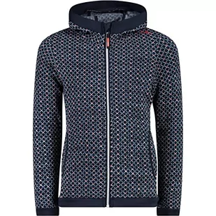 CMP - Kid G Jacket Fix Hood, Girl, Blue Ink-Campari, 128 - Kurtki i płaszcze dla dziewczynek - miniaturka - grafika 1