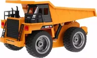 Samochody i pojazdy dla dzieci - RoGer R/C Metal Dump Truck Cab Toy car 1:18 - miniaturka - grafika 1