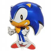 Balony i akcesoria - BALON SONIC BŁYSKAWICA FOLIOWY NA URODZINY 68 CM DEKORACJA DLA CHŁOPCA - miniaturka - grafika 1