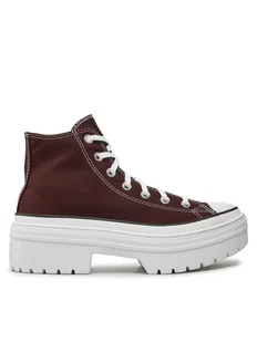 Converse Trampki Chuck Taylor All Star Lugged Heel A09401C Bordowy - Trampki damskie - miniaturka - grafika 1