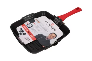ZWIEGER Obsidian Patelnia grillowa 5903357370442 - Patelnie - miniaturka - grafika 2