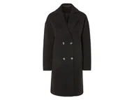 Płaszcze damskie - esmara® Płaszcz damski w stylu wełnianym (38, Czarny) - miniaturka - grafika 1