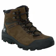 Buty trekkingowe męskie - Buty zimowe męskie Jack Wolfskin VOJO 3 WT TEXAPORE MID M brown / phantom - 44 - miniaturka - grafika 1