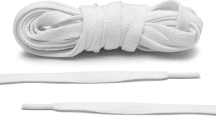 kufer-pasmanteria.pl Sznurowadła płaskie 200 cm Białe - Akcesoria obuwnicze - miniaturka - grafika 1