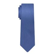Krawaty i muchy męskie - Krawat niebieski / granatowy w mikrowzór EM - EM Men's Accessories - miniaturka - grafika 1