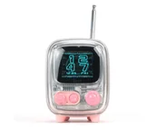 Głośniki przenośne - Divoom Tivoo 2 pixel art. głośnik bt pink - miniaturka - grafika 1