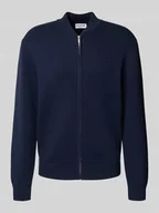 Swetry męskie - Kurtka z dzianiny o kroju regular fit z mieszanki bawełny - miniaturka - grafika 1