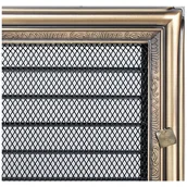 Kratki wentylacyjne - Parkanex kominkowa rustykalna żaluzja 17x49 złota - miniaturka - grafika 1