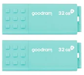 Pendrive - GoodRam UME3 CARE Dwupak 2x32GB USB 3.2 Zielony UME3-0320CRR11-2P - miniaturka - grafika 1