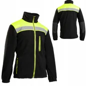 Odzież robocza - Polar roboczy BLUZA polarowa MĘSKA CIEPŁA ostrzegawcza odblaskowy BHP 4XL - miniaturka - grafika 1