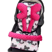 Akcesoria do wózków - Kerstin WKŁADKA KOMPLET DO WÓZKA MINKY SPACERÓWKI PAŁĄK - miniaturka - grafika 1