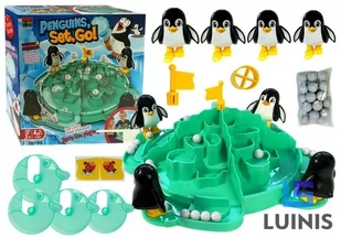 Lodowiec Pingwinów Podbijanie Piłek Śnieżek - Gry planszowe - miniaturka - grafika 1