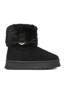 Buty dla dziewczynek - DeeZee Śniegowce CEO-CS6367-04 Czarny - miniaturka - grafika 1