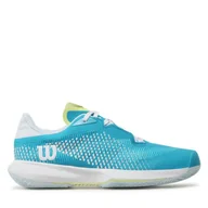 Buty sportowe damskie - Buty do tenisa Wilson Kaos Swift 1.5 Clay W WRS331090 Niebieski - miniaturka - grafika 1